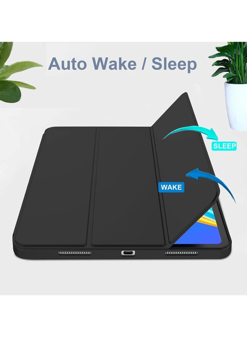 جراب واقي عمودي خفيف الوزن ورفيع للغاية لجهاز Lenovo Tab P12 5G مقاس 12.7 بوصة (2023)، جراب واقي من مادة PC+PU لجهاز Tab P12 - Image 4